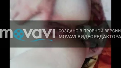 Коллектор трахает девку в наручниках в жопу самотыками и хуем за долги, снимая на телефон